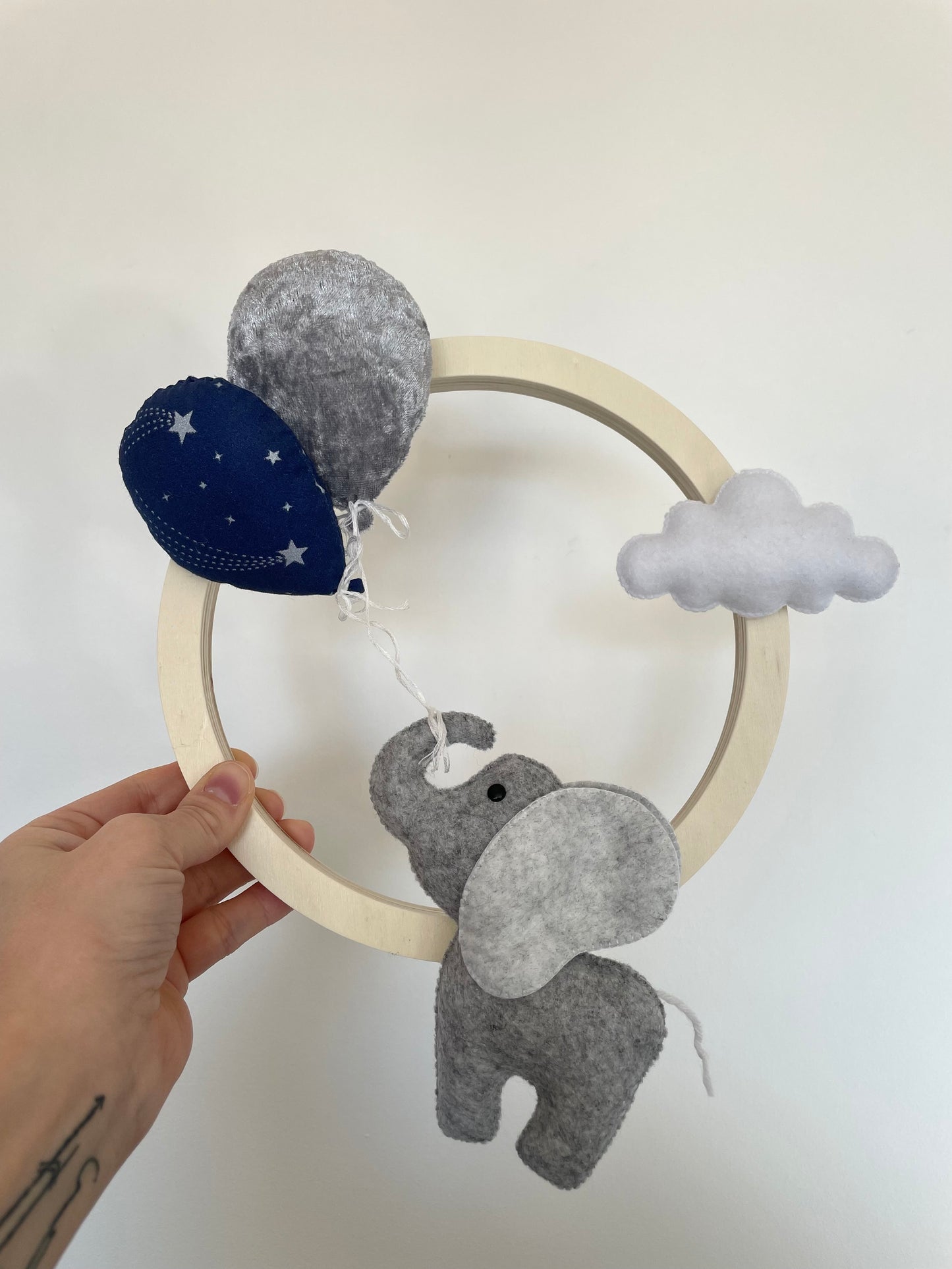 Couronne éléphant, ballons