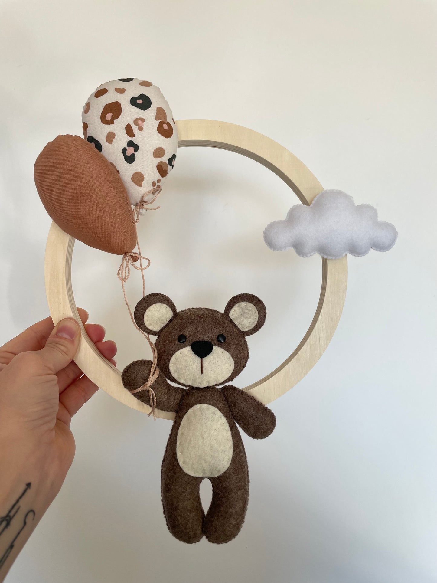 Couronne ours, ballons