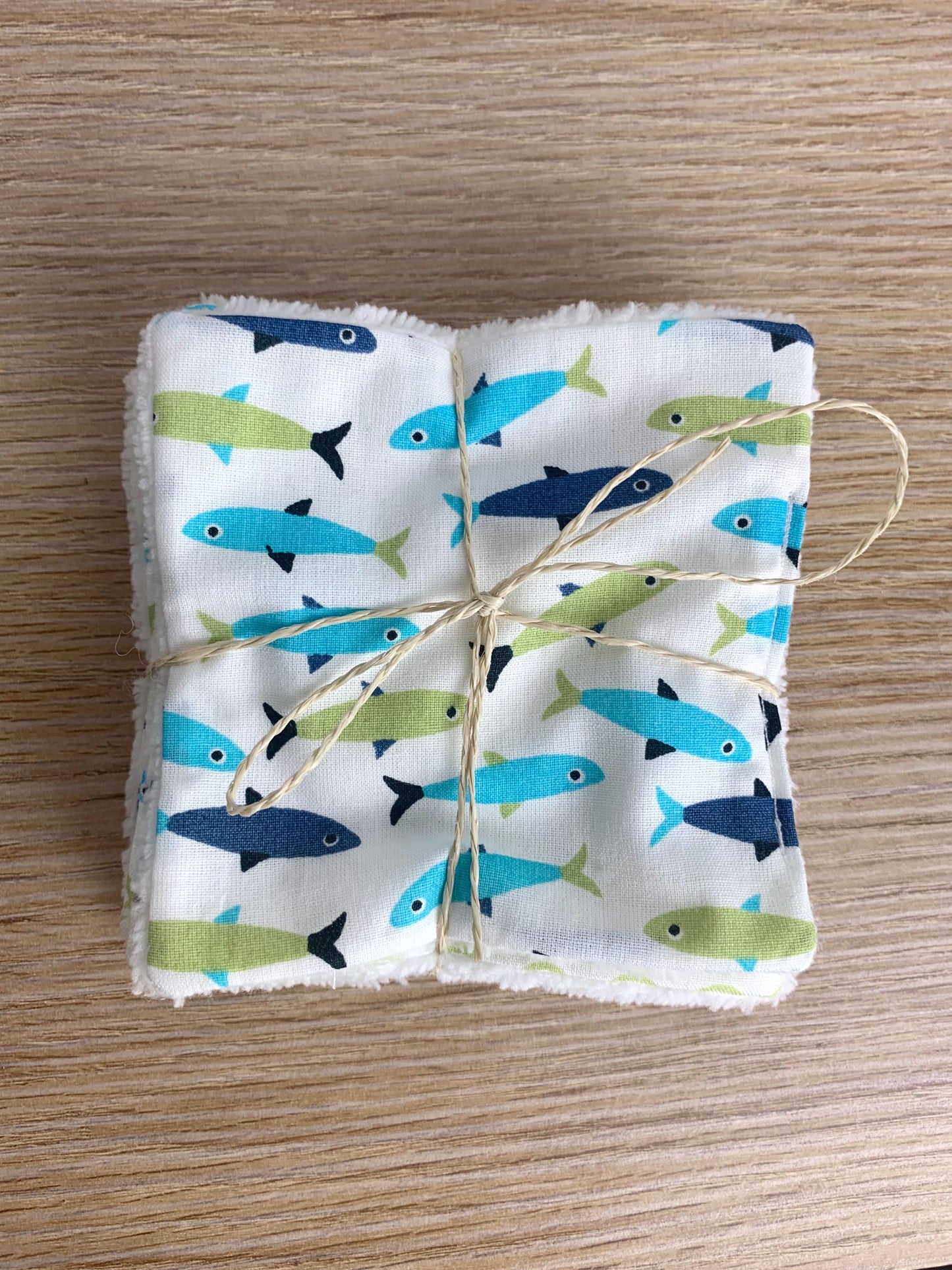 Lingettes bébé, semainier. Lingettes lavables