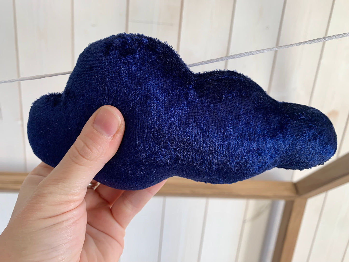 Guirlande lune, nuages. Cadeau de naissance