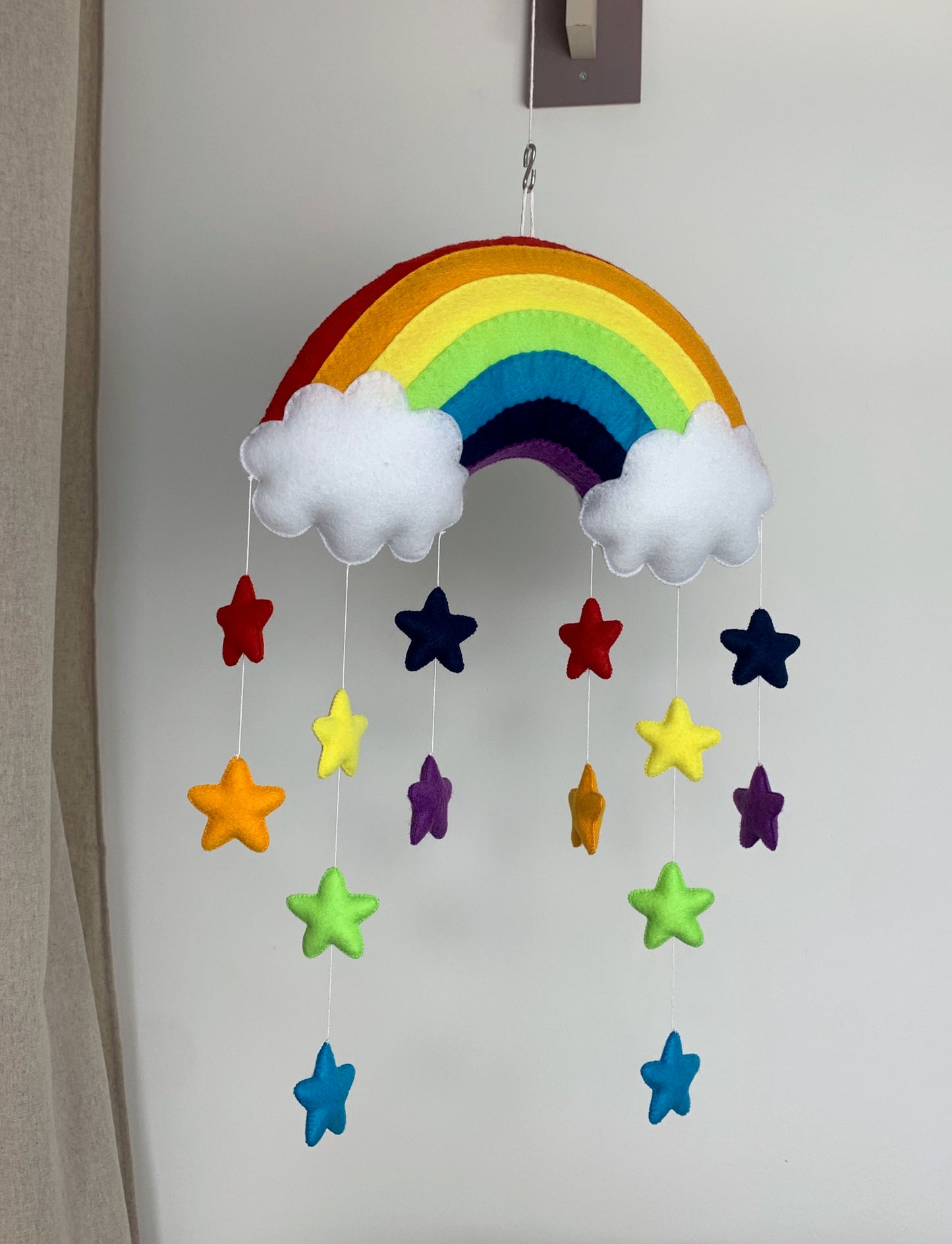 Décoration arc-en-ciel.
