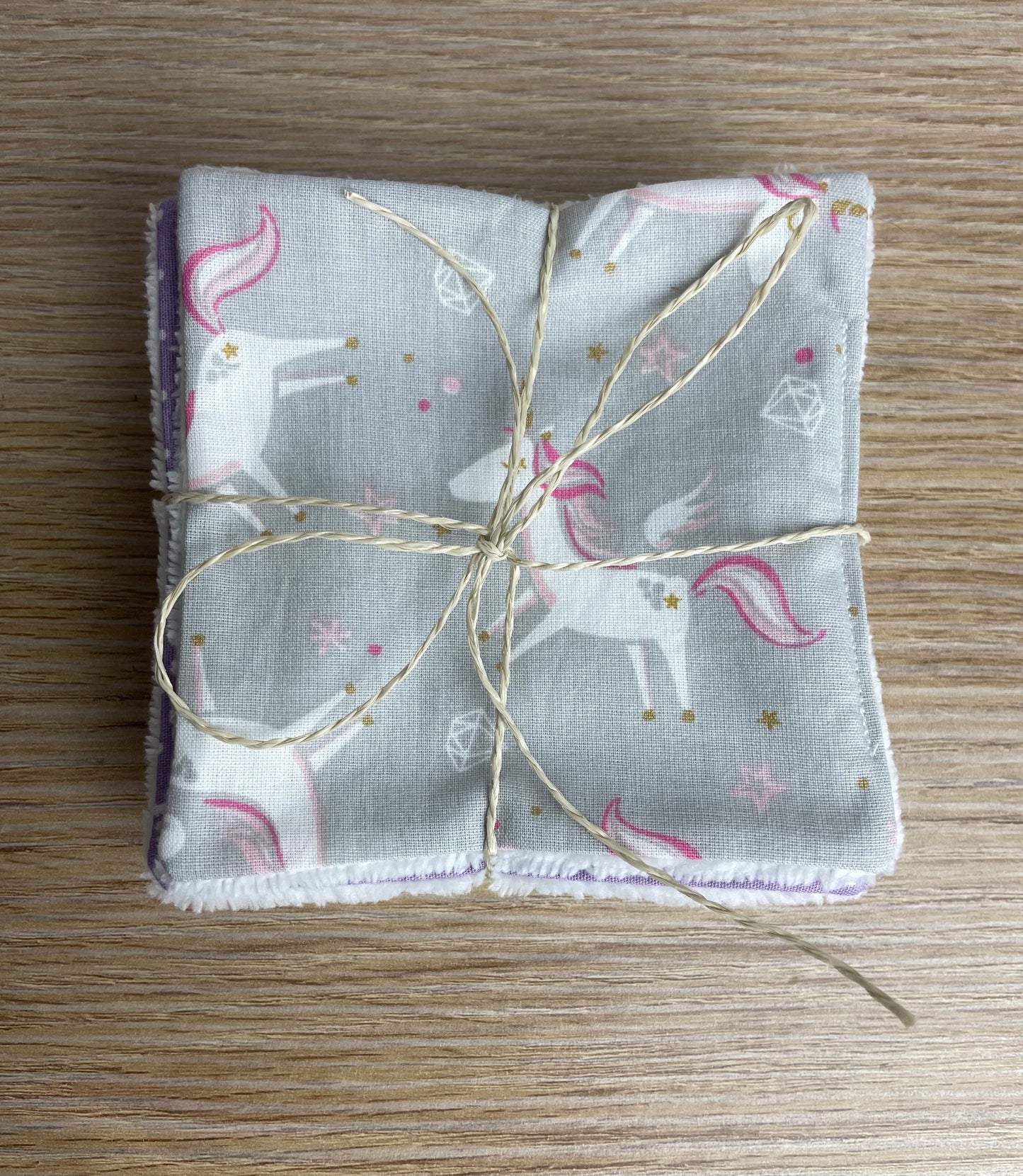 Lingettes bébé, semainier. Lingettes lavables