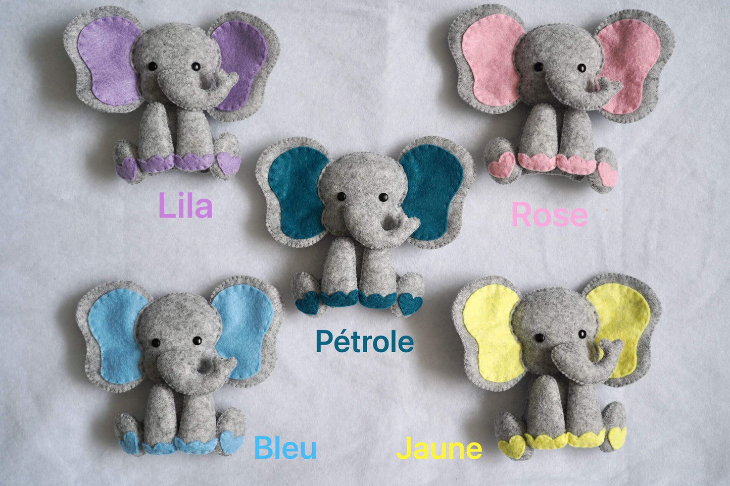 Mobile éléphant et prénom. Mobile bébé à personnaliser