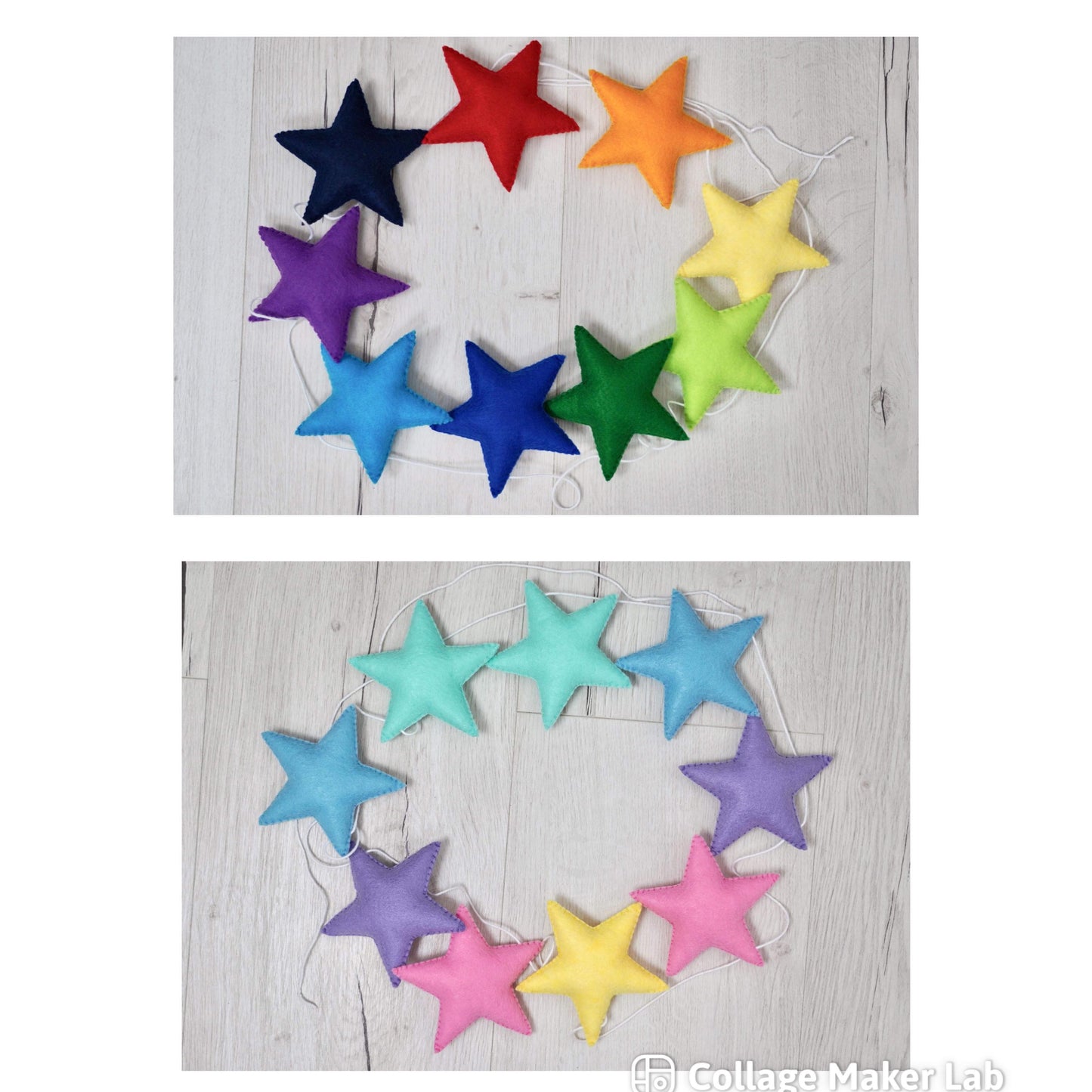 Guirlande à personnaliser. Cadeau de naissance