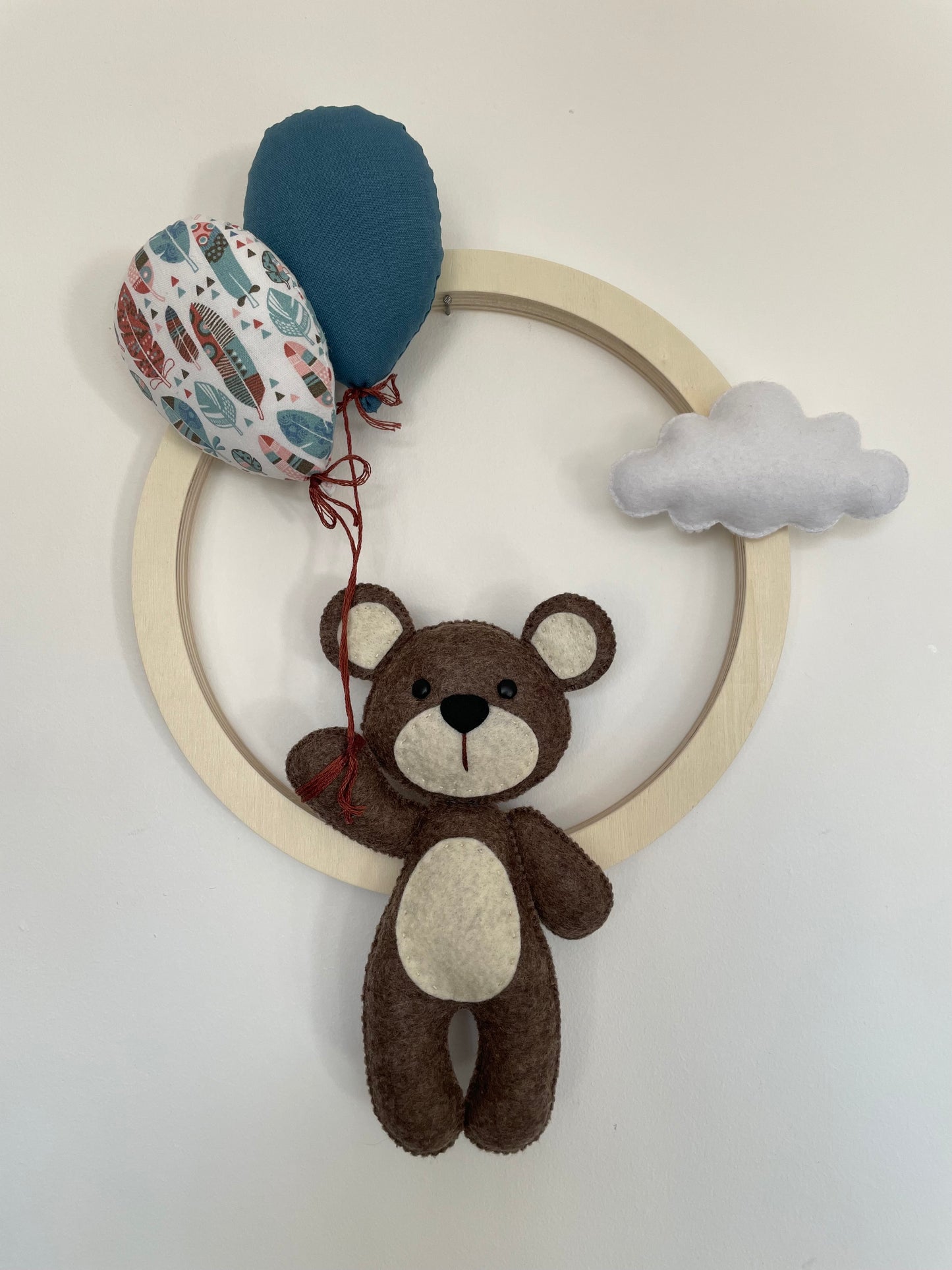 Couronne ours, ballons