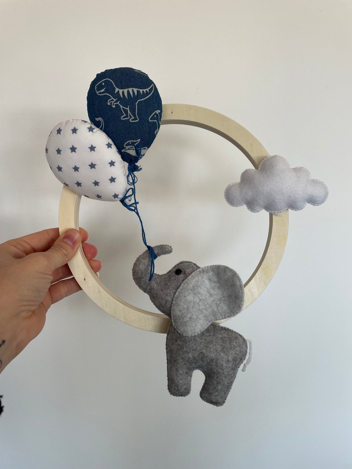 Couronne éléphant, ballons