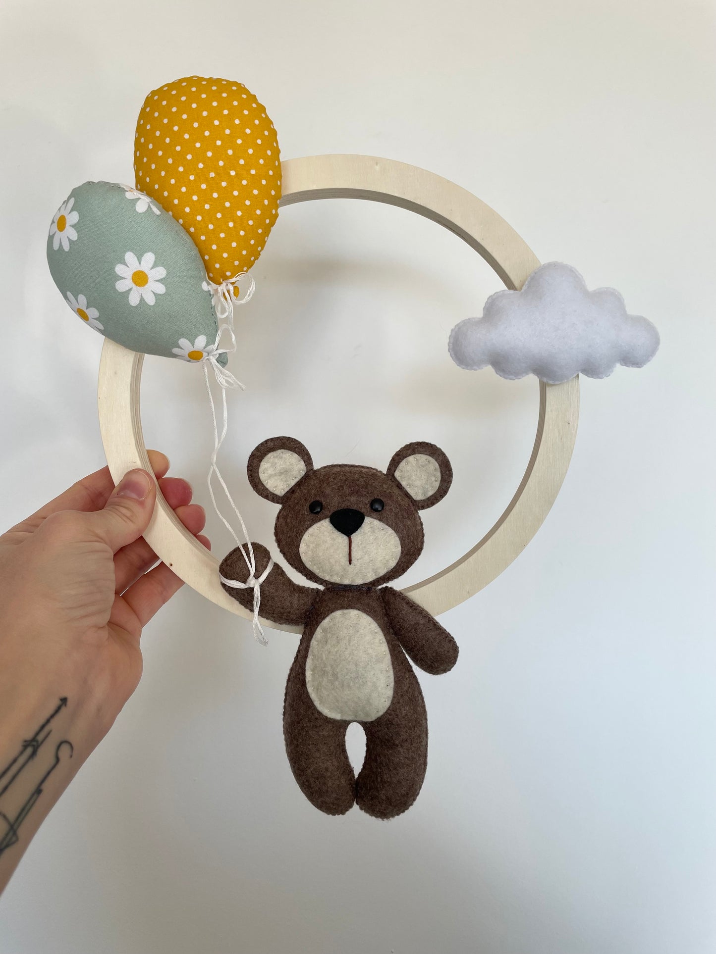 Couronne ours, ballons