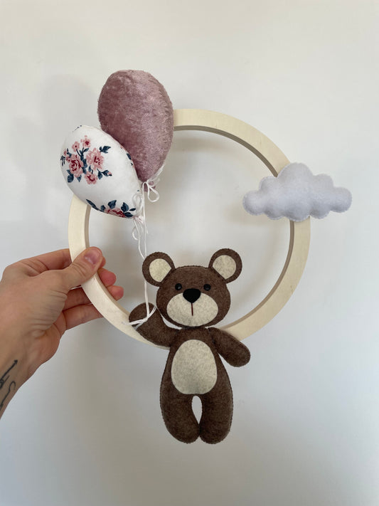 Couronne ours, ballons