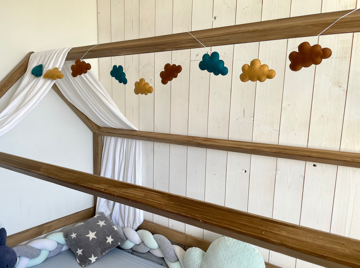 Guirlande à personnaliser. Cadeau de naissance