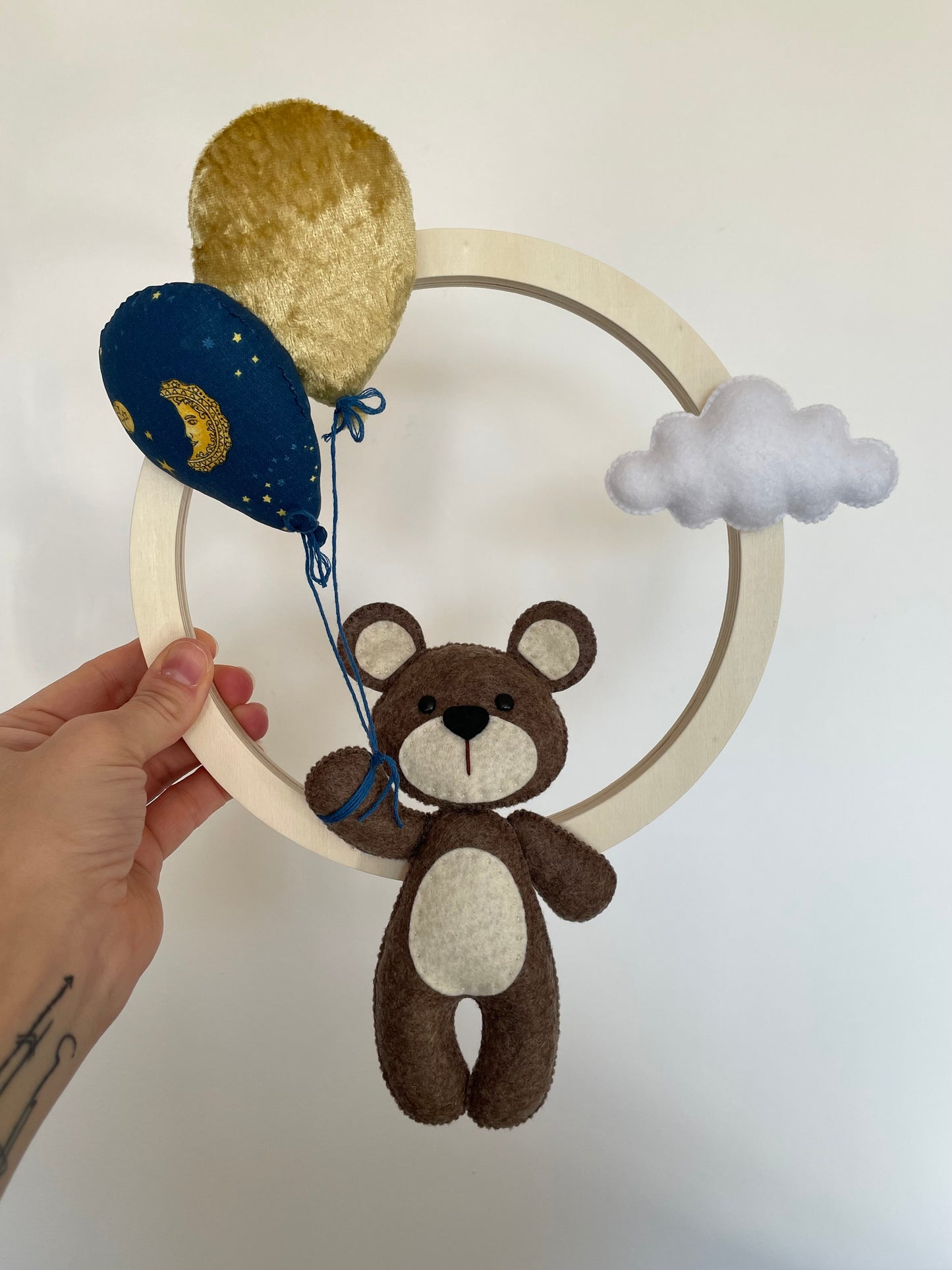 Couronne ours, ballons