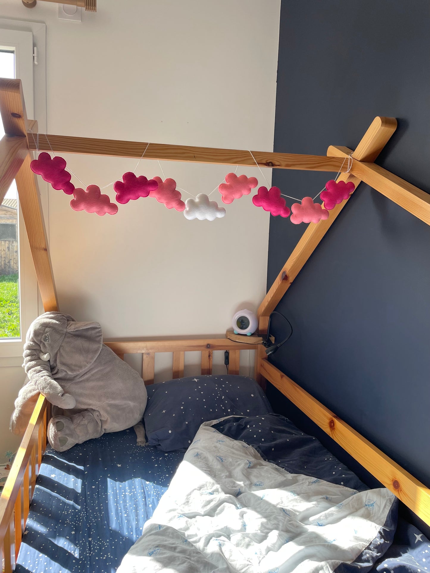 Guirlande à personnaliser. Cadeau de naissance