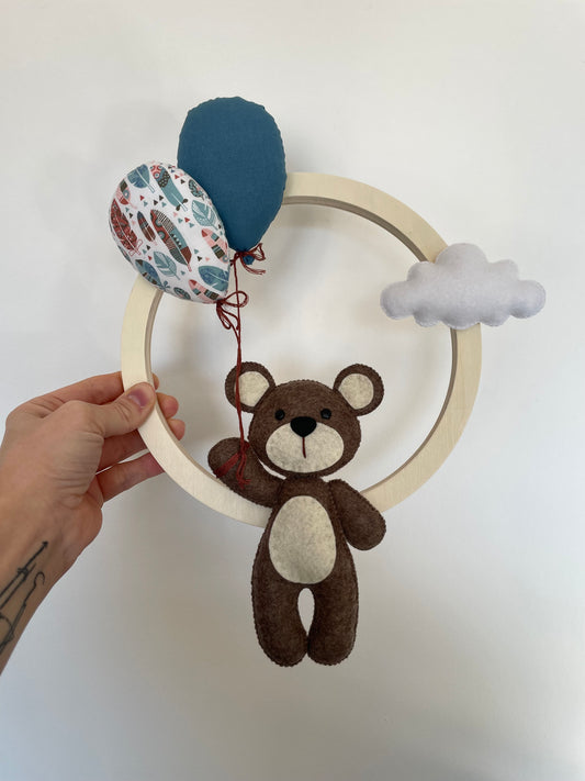 Couronne ours, ballons