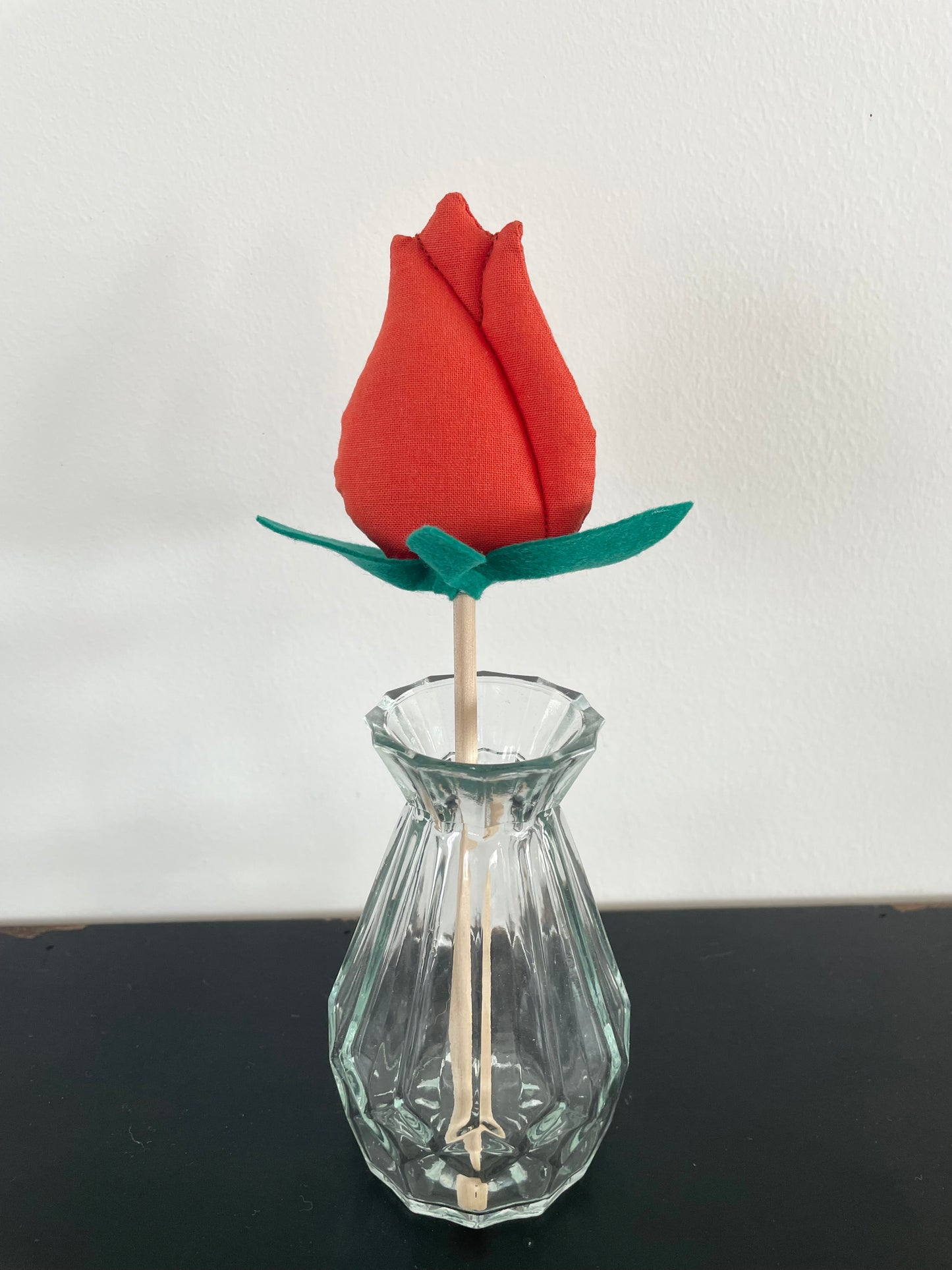Bouquet de fleurs en tissu.