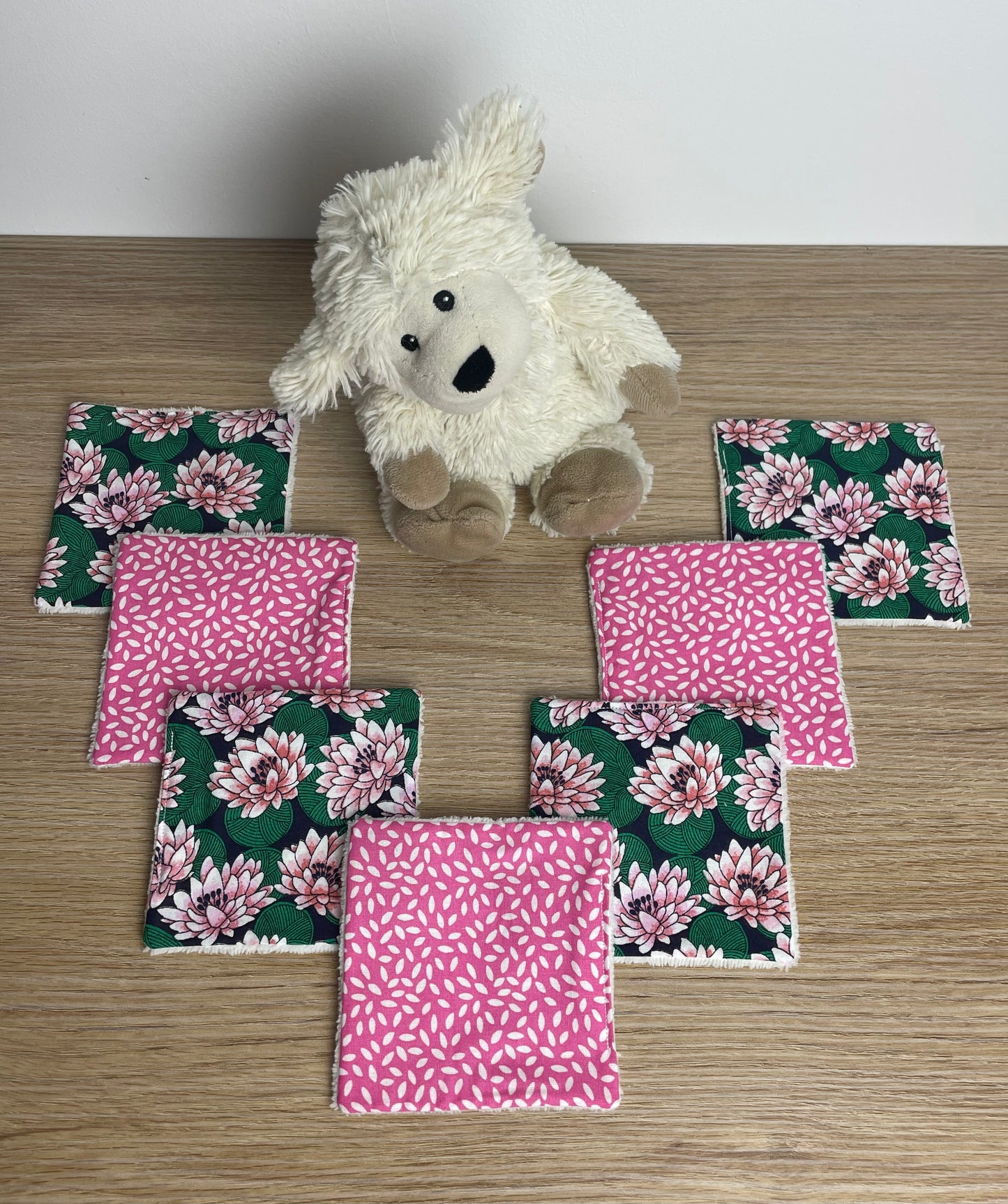 Lingettes bébé, semainier. Lingettes lavables