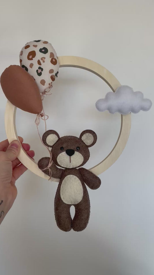 Couronne ours, ballons