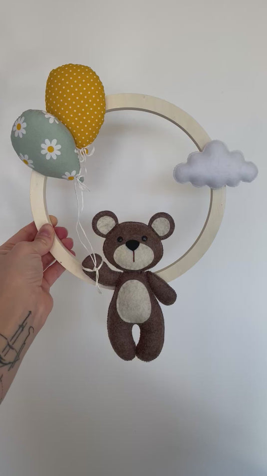 Couronne ours, ballons